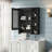 24-Inch Wall Mounted  3-in-1 Bathroom Mirror Cabinet with Adjustable Shelf-1082538234