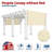 Amgo Customize Waterproof Pergola Canopy Replacement Cover, 95% UV Blockage-112378720