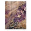 Aura mauve d'hortensias II - décoration murale en bois d'hortensias sur bois de pin naturel-1010252329