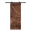 Porte de grange en bois massif DIY 3 en 1 pour chambres, espaces de rangement, placards