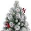 Full Flocked Fairfield Fir Artificial Christmas Tree - 4.5' -Unlit