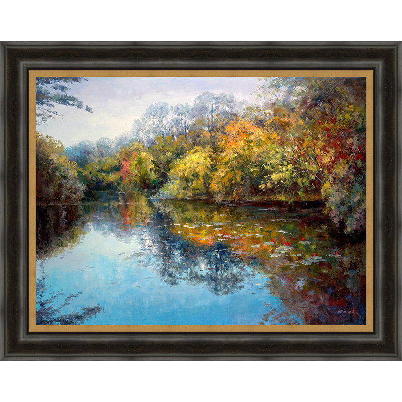 « beauté de l’eau », reproduction encadrée