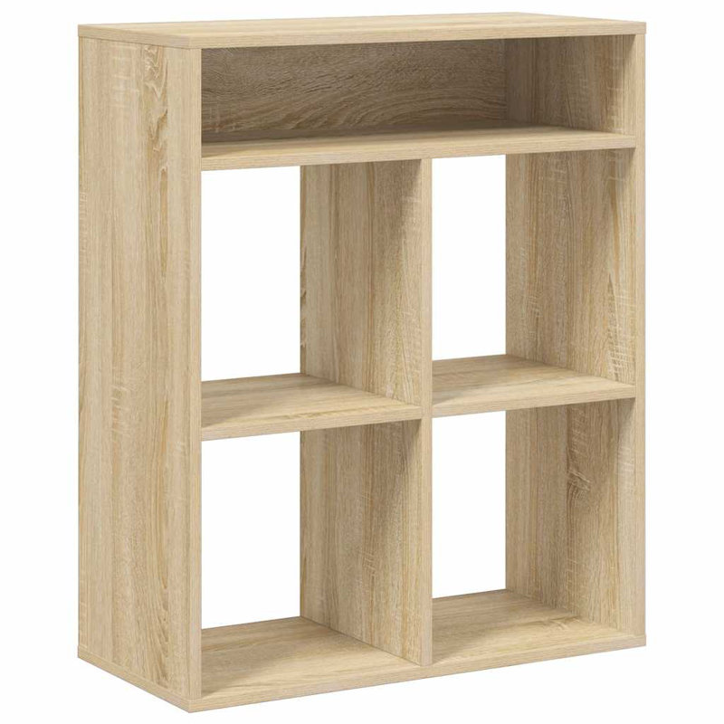 Shaliek Bookcase, 80cm H x 66cm W x 31cm D, Sonoma Oak