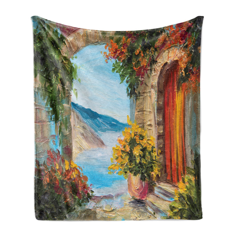 Hand Woven Throw Blanket, 50" x 70"