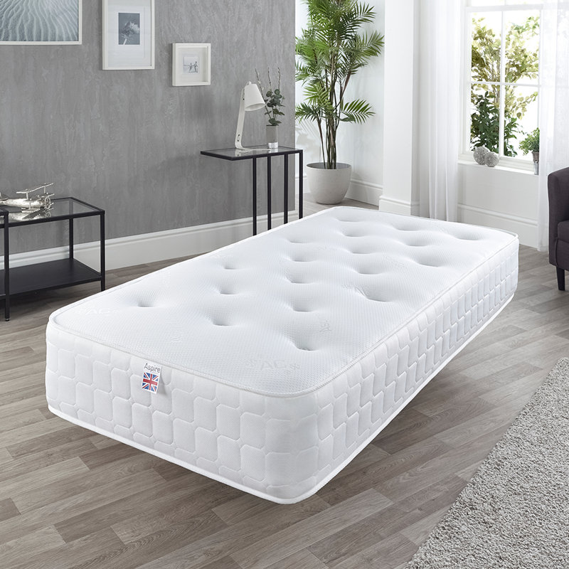 White Noise Open Coil Mattress, Double (4'6)
