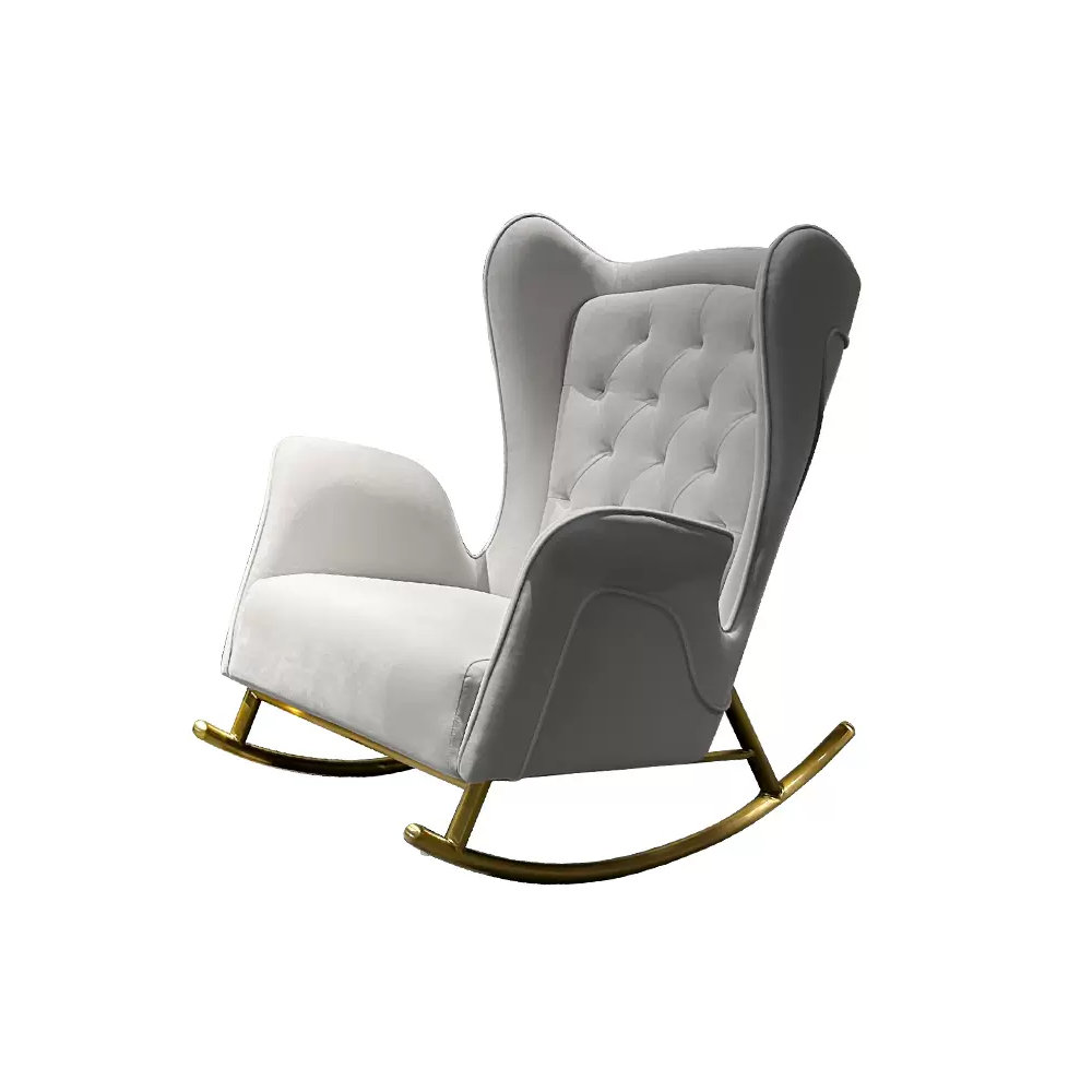 Comfort Zone Furniture.e Modern Fish Rocking Chair Rocking Chair | Wayfair