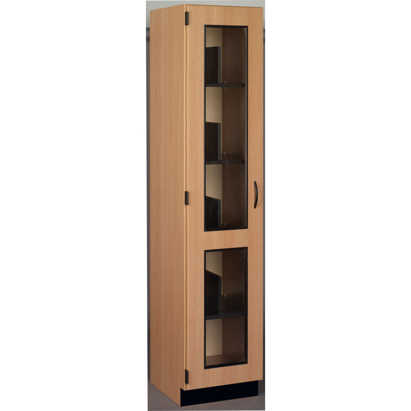 Armoire de classe à 12 compartiments Science, Chêne naturel