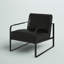 Fauteuil d'appoint en cuir véritable 25 po Allex Mason-125826198-125826196