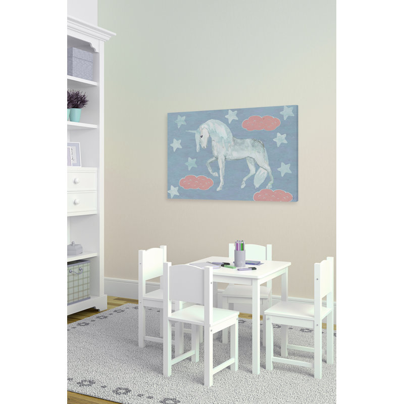 «Paulis Dreamy Night Unicorn», reproduction sur toile tendue, H 8 po x l 12 po