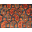 Hand-Knotted Wool BLUE / RED Area Rug
