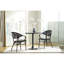 Abode 29.34'' Glass Outdoor Dining Table