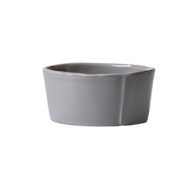 Lastra Stoneware Condiment Server, Gray