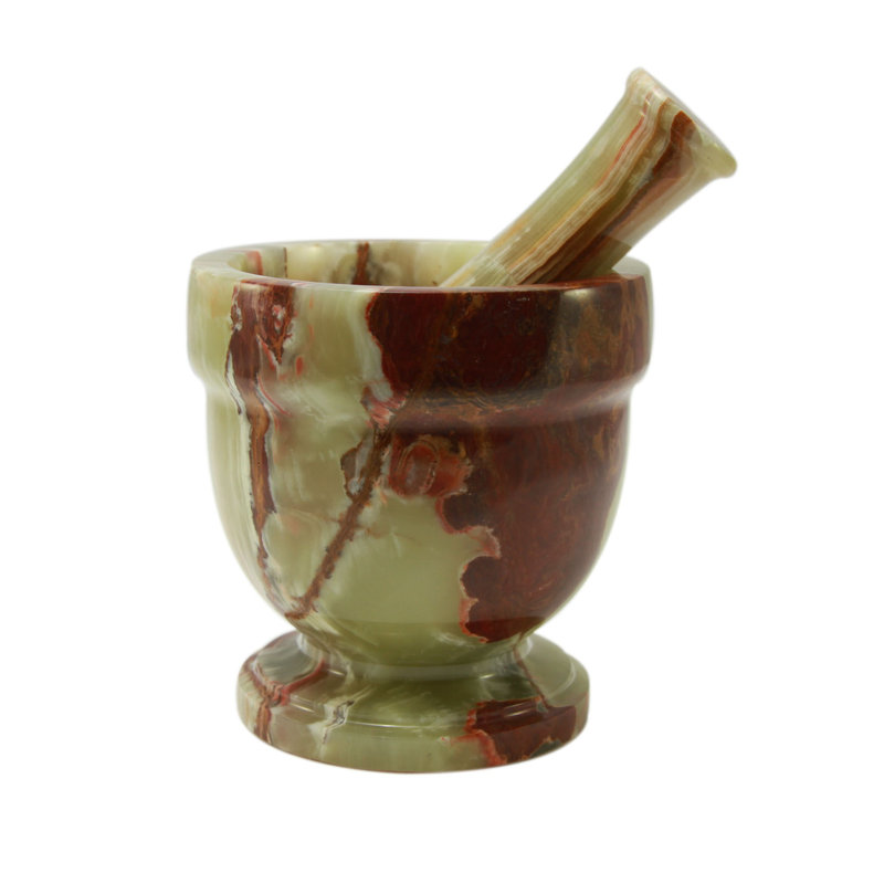 Asclepius Marble Mortar And Pestle Set