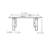 White rectangle sintered stone dining table-424833881