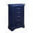 BLUE FULL 5PC BEDROOM SET