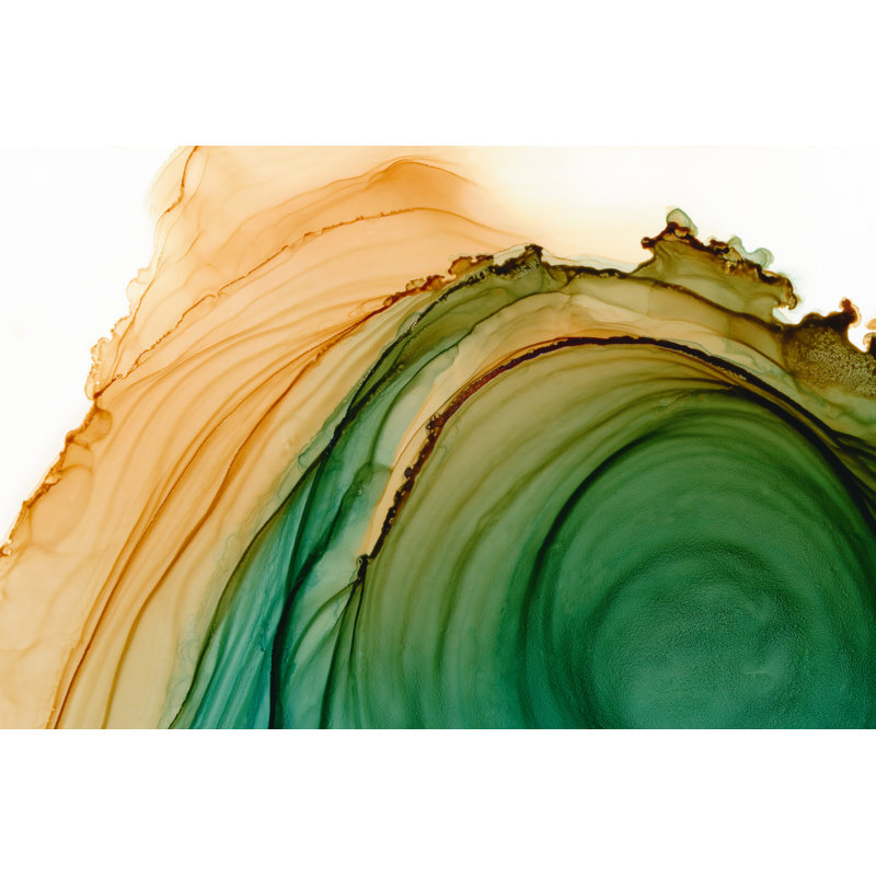 Alcohol Ink Texture - Wrapped Canvas Print, 61cm H x 91cm W x 3.8cm D
