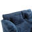 76.77" Chenille Loveseat With Ottoman-710105638