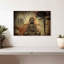 Bouddha croyant, reproduction sur toile-2141762953