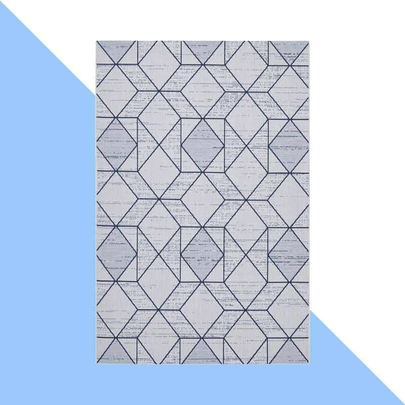 Science Geometric Area Rug, Rectangle 80 x 150cm