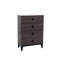 Meuble de chambre à coucher moderne 1 pièce avec commode à tiroirs et 4 tiroirs avec plateau en faux marbre