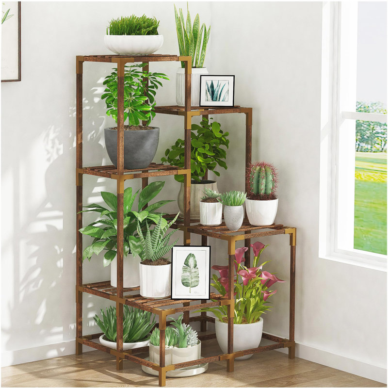 Support d'angle pour plantes d'intérieur
