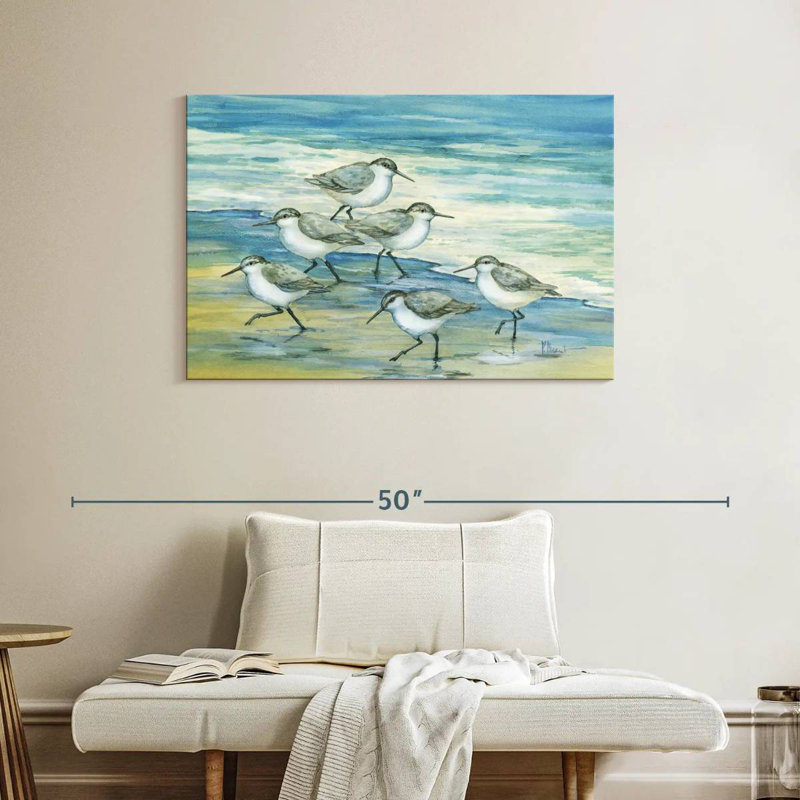 Surfside Sandpipers, H 26 po x l 39 po