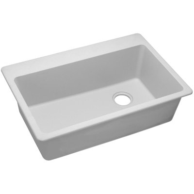 Quartz Classic 33" x 22" x 9-1/2" Drop-In Kitchen Sink