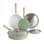 Nordic Ware Cardamom 6 Piece Nonstick Frying Pan Set With Lids