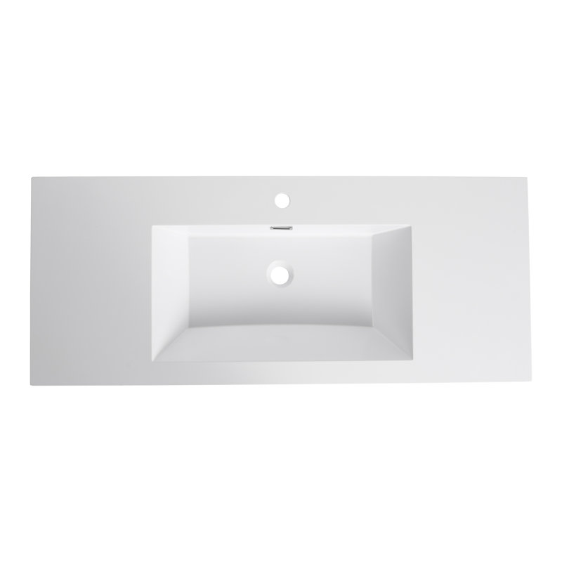 Lavabo de salle de bain en résine Brennan