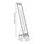 Steel Free Standing Magazine Rack
