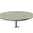Modern Silver 36" Round Dining Table with Adjustable Height Crank-2122301709