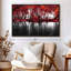 Gothique «Pop Lakeside Red Trees»-1889304006
