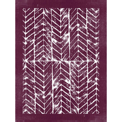 " Maroon Chevron Pattern "