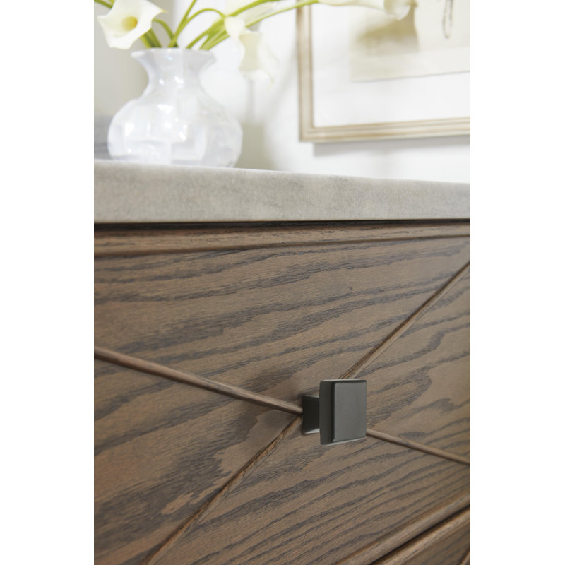 Blackrock 1-3/16 inch (30mm) Length Black Bronze Cabinet Knob, Black Bronze, 1 3/16"