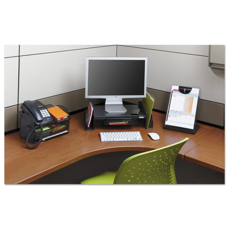 Onyx Mesh Steel Monitor Stand