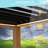 Patio Aluminum Metal Frame Pergola, Freestanding Lighted Patio Pergola with Adjustable Louvered Roof for Outdoor-104989224-104989223