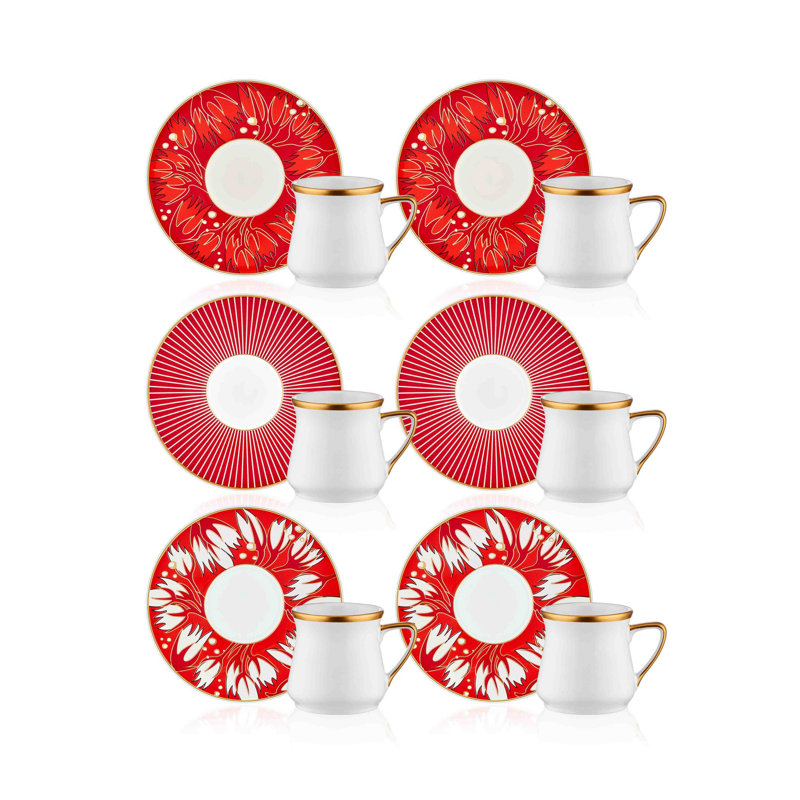Ensemble de tasses à café 6 pièces Zoel