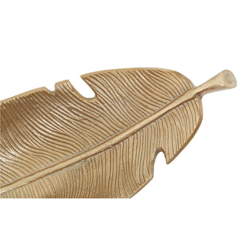 Borrego Aluminum Decorative Plate 1, Gold