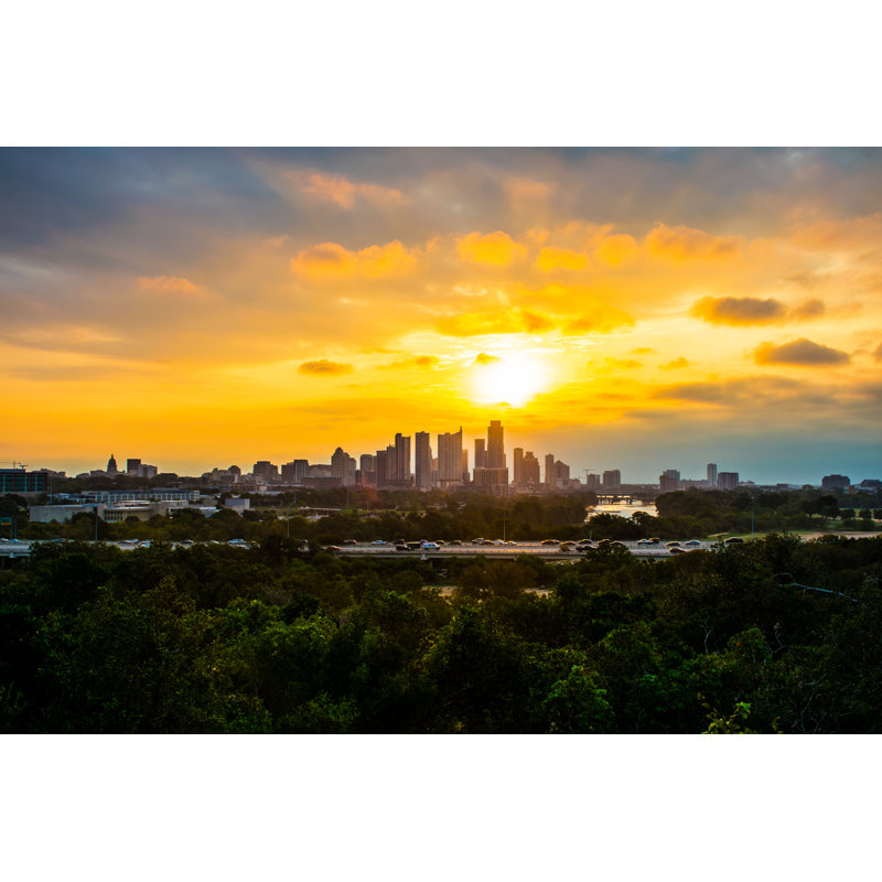 «Zihanna Austin Texas Skyline» par Roschetzkyistockp Photo, H 8 po x l 12 po