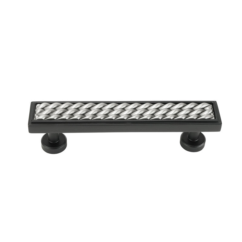 Spectra Waves 3" center to center pull, 4 Inch, Black/Satin