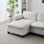 Canapé de luxe avec repose-pieds, canapé modulaire et housses de coussin amovibles-465751300
