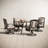 4 - Person Wicker Patio Dining Set with Square Table , Cushions Included