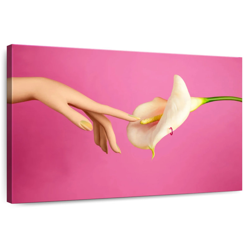 Harnek Calla Lily Flower Touch, 8" H x 12" W