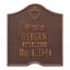 Penn 4-Line Wall Address Plaque-236238541
