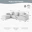 Canapé modulaire en forme de L de Boneless-1402962626
