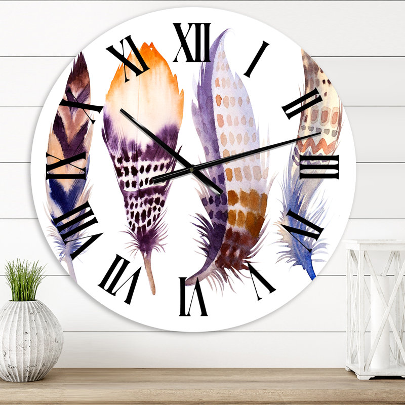 Horloge murale bohémienne et éclectique, Petit