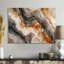 «Slab Structures Orange Grey Agate - Marble Wall Art Living Room»-1518311018-1518311022