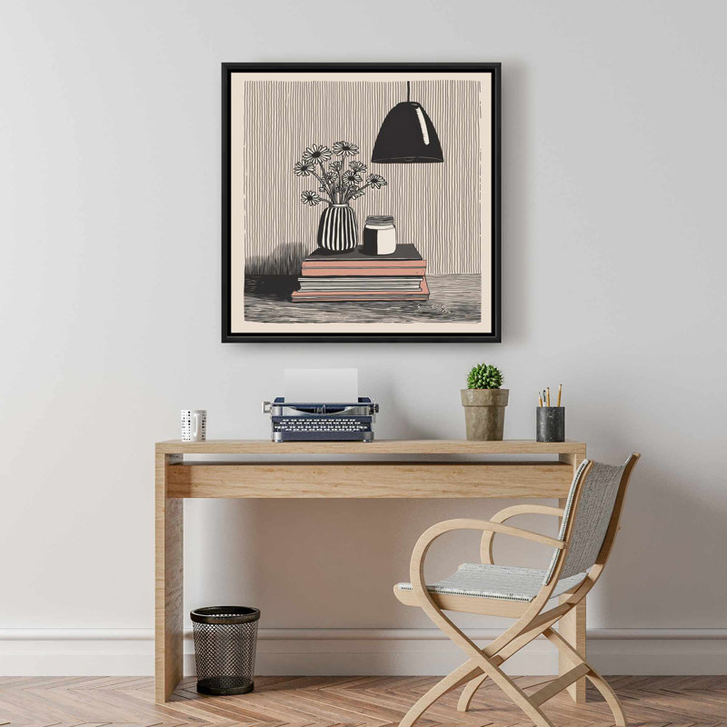 Art sur toile, "Nature morte debout", H 25,25 po x l 25,25 po