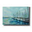 Toile épique «Breakwater and bateaux» par Silvia Vassileva, 60 po x 40 po-326207974