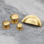 Satin Brass Cup Handle-126282154